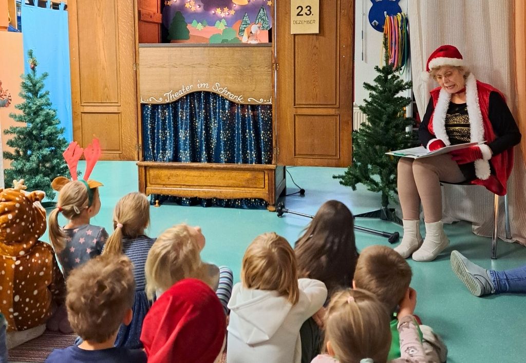 Kinderweihnachtsfeier im Gönnsdorfer Spatzenland