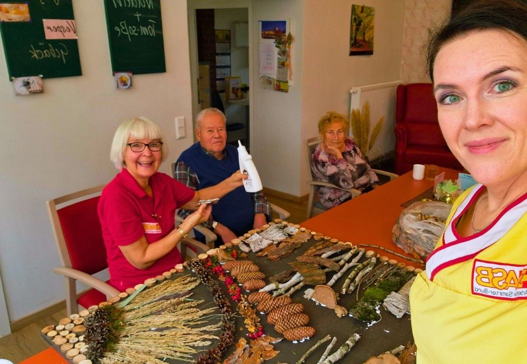 Kunst aus der Natur verschönert die ASB-Tagespflege Radeberg