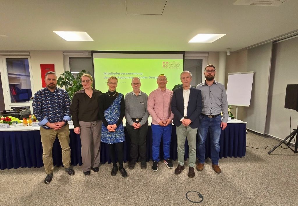 Mitgliederversammlung des ASB-Regionalverbandes Dresden e.V. wählt Vorstand und beschließt Satzungsänderung
