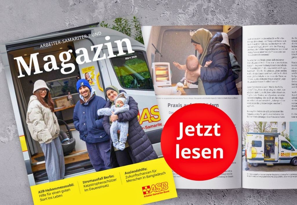 Rettungshundestaffel des ASB Dresden im aktuellen ASB-Magazin