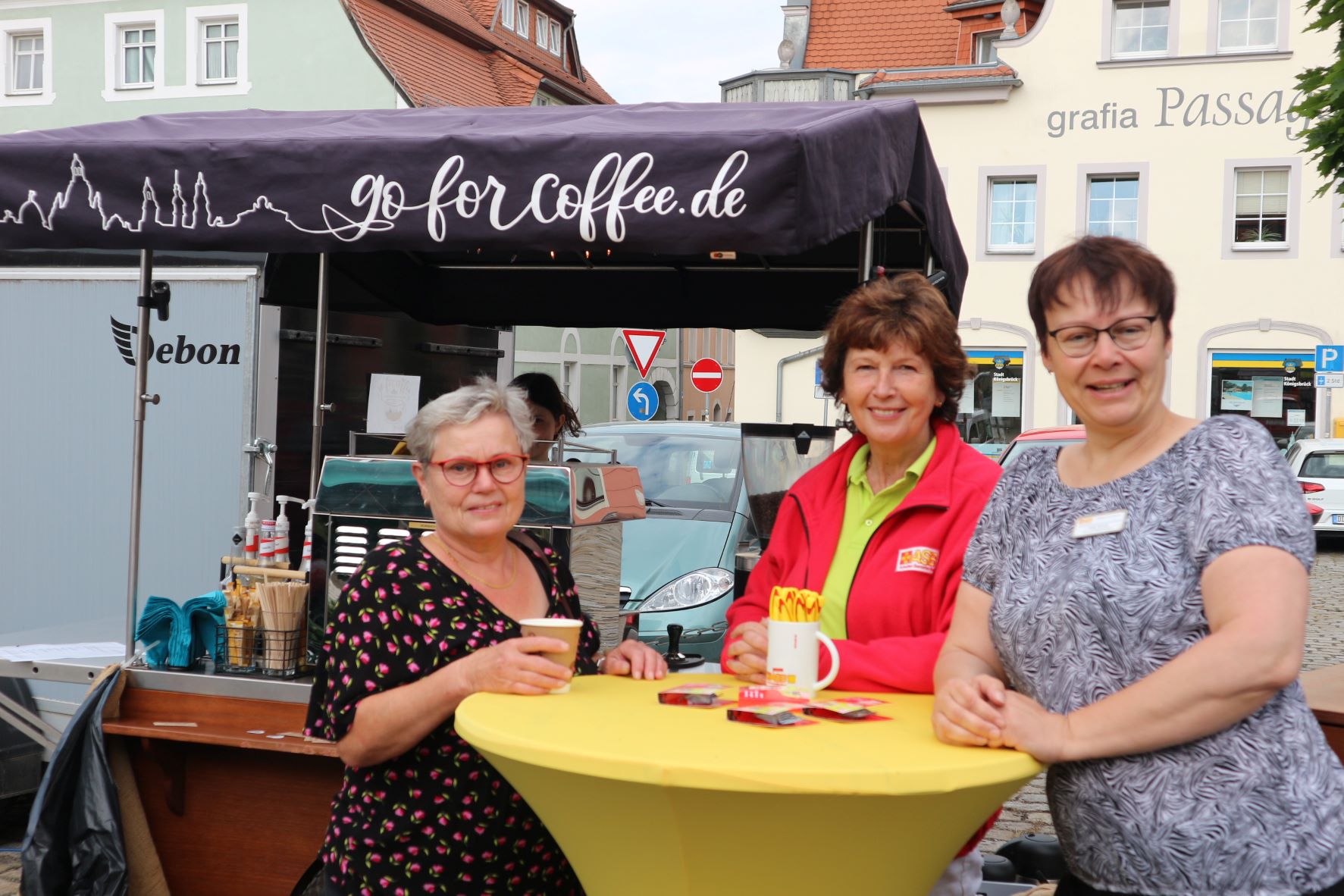 Coffeebike - Einsatz in Königsbrück