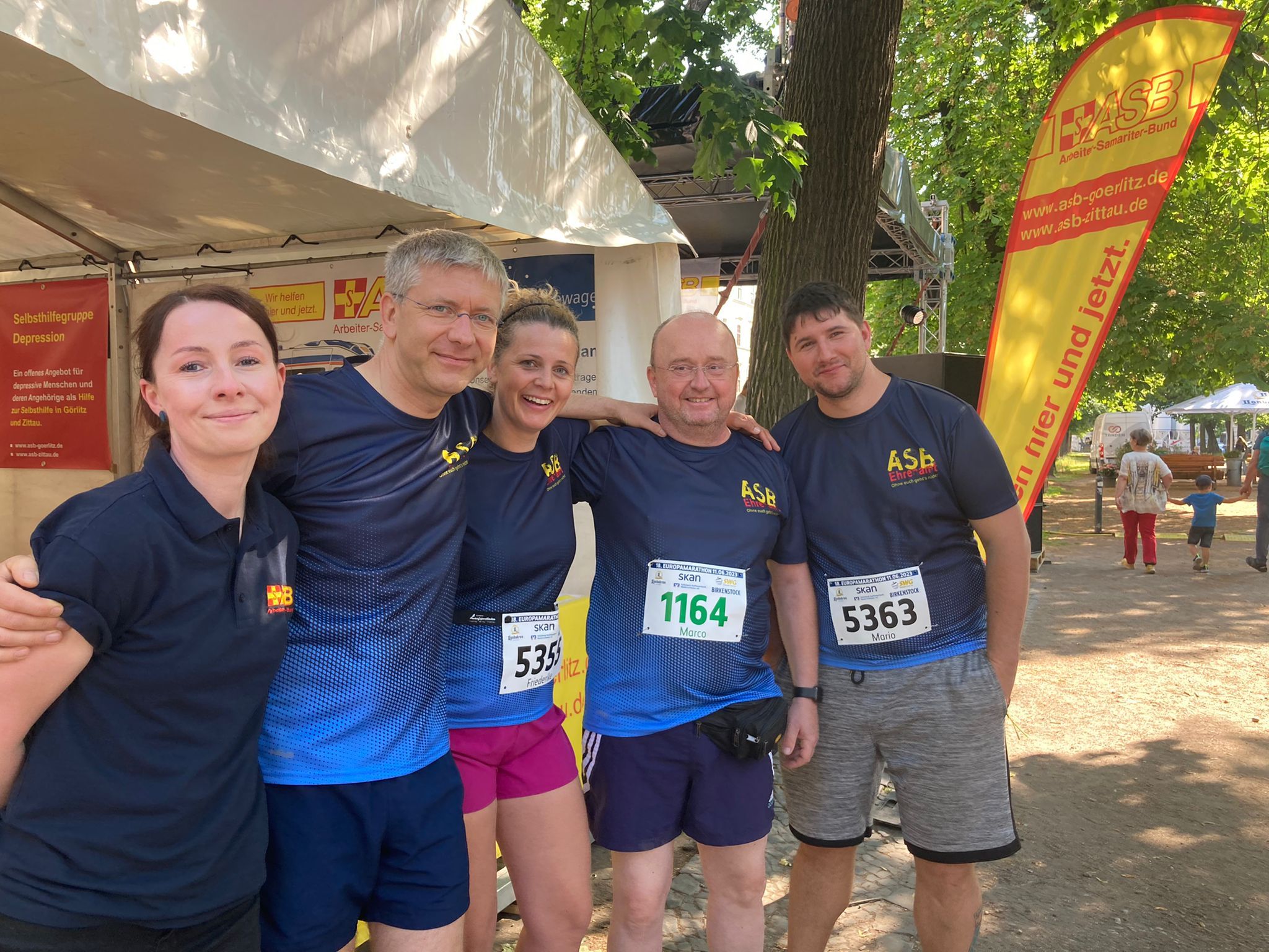 120 ASB-Läufer beim Europamarathon Görlitz-Zgorzelec