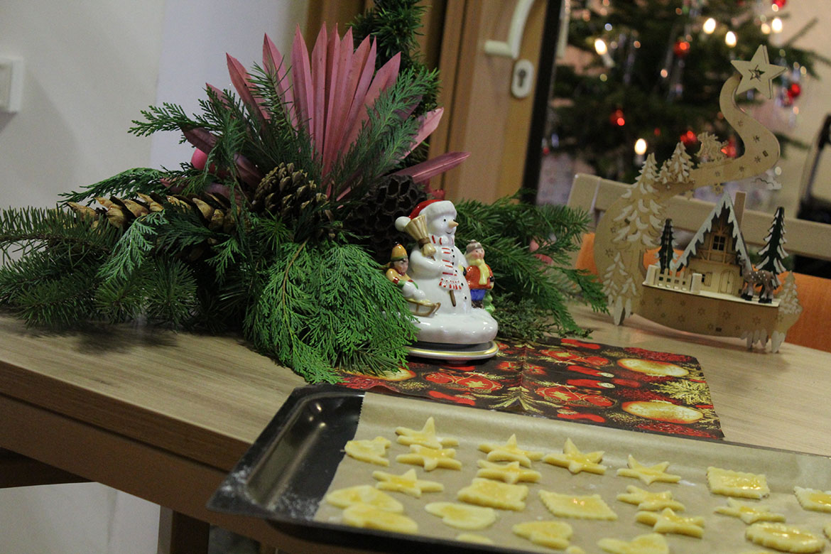 In der Weihnachtsbäckerei