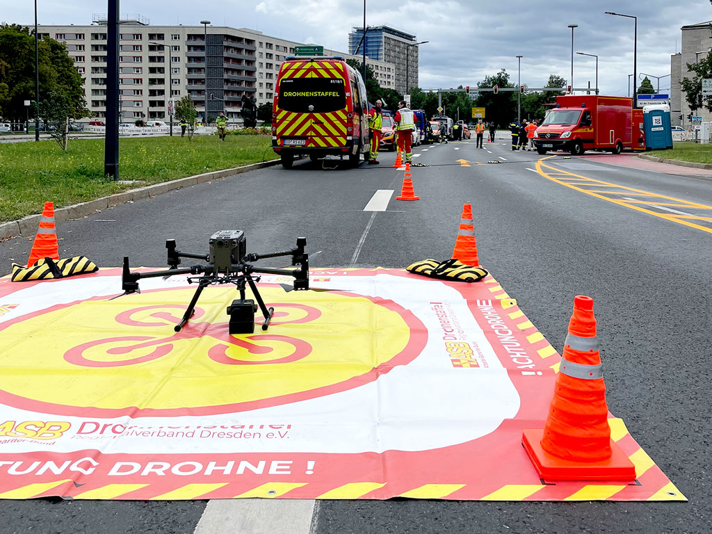 Drohnenstaffel im Einsatz