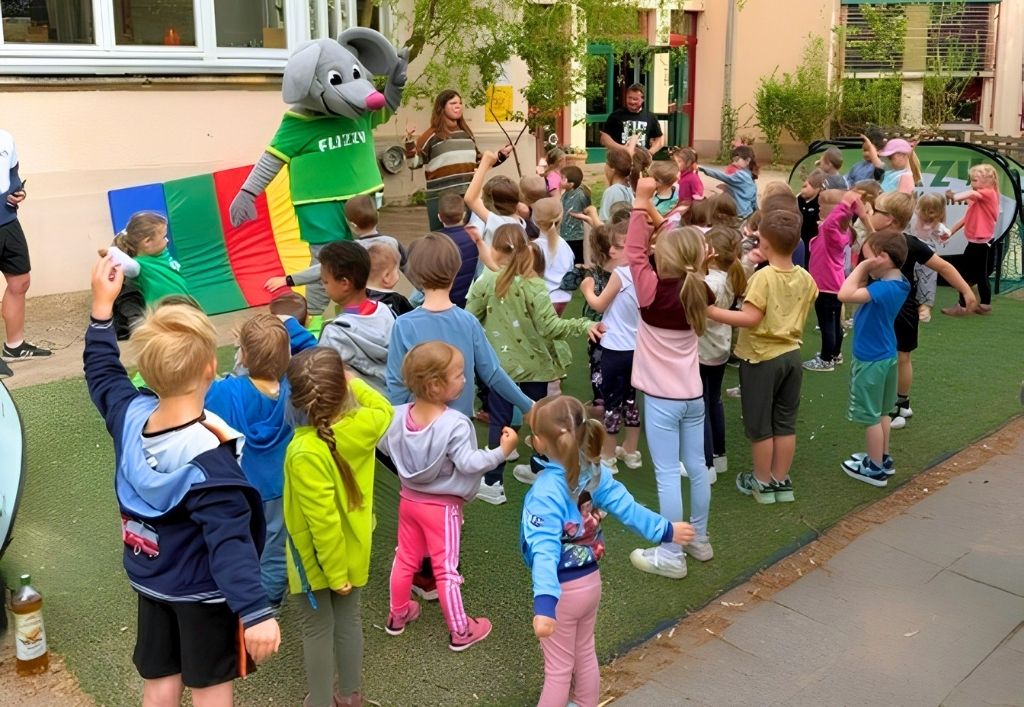 Springen, balancieren, werfen – Sportfest in der Kita