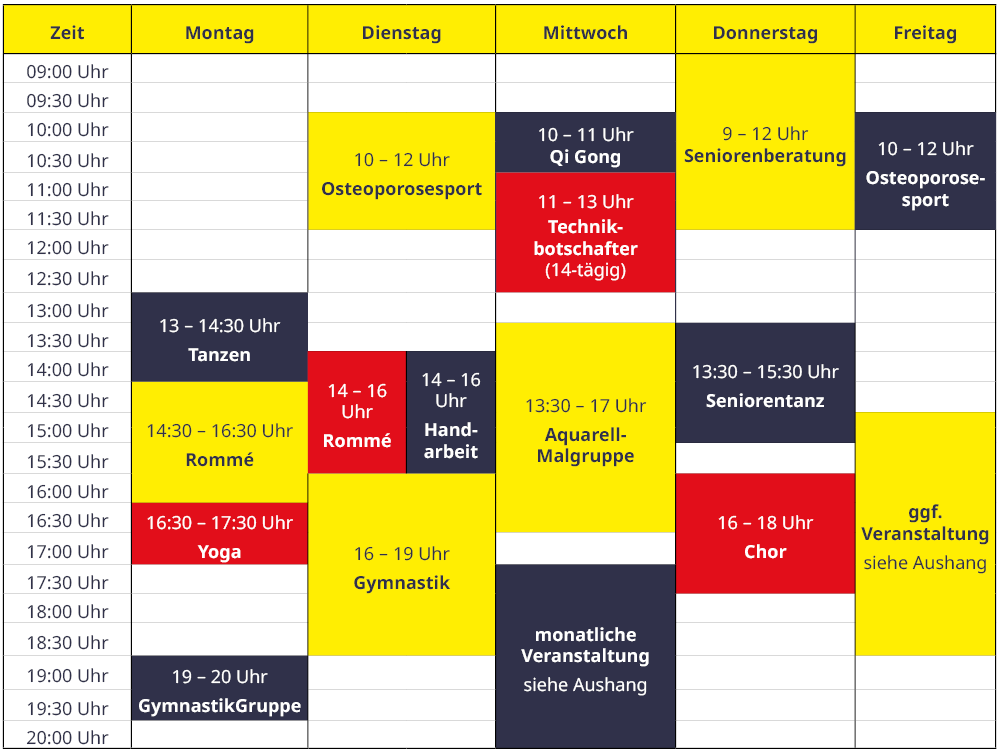 Aushang_Gruppen_Reisstraße7_0825.JPG Aktueller Gruppenplan im Haus der Generationen des ASB