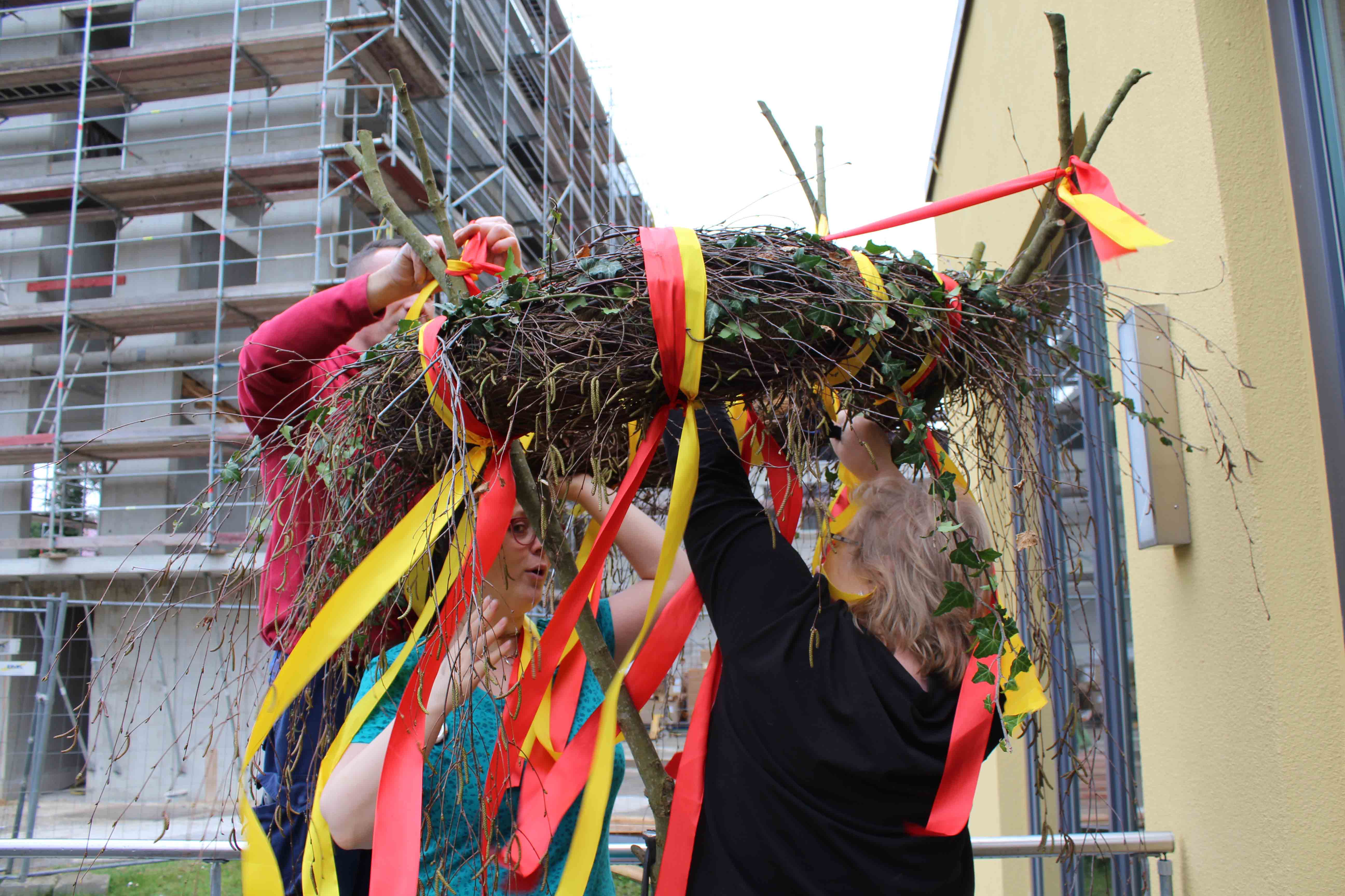 Richtfest des Verwaltungsneubaus am Standort Gorbitz